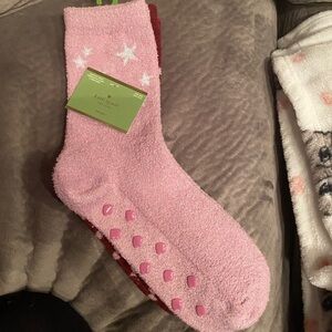 Kate spade fuzzy socks
